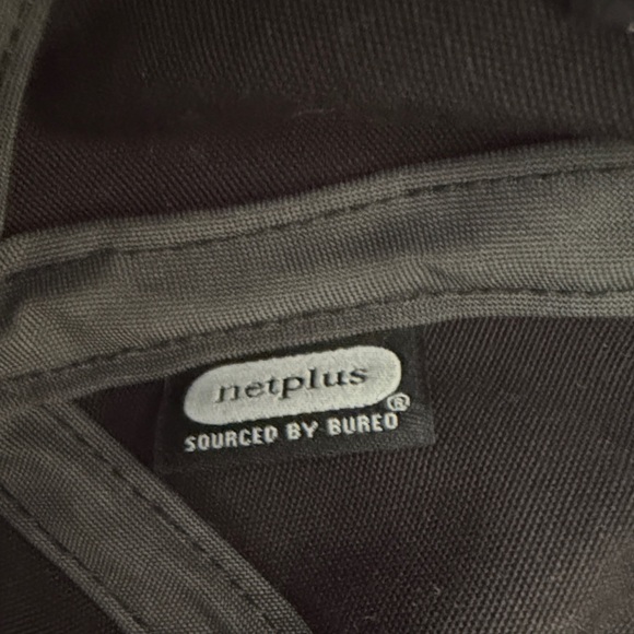 Patagonia Black Ball Cap with Buffalo Patch one size adjustable fabric strap - Picture 4 of 5